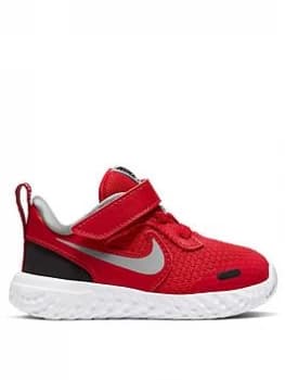 Nike Revolution 5 Infant Trainer - Red, Size 5