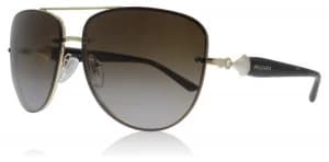 Bvlgari BV6086B Sunglasses Pale Gold 278/T5 60mm