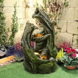 Tranquility Water Features - Pooling Moss Mains Powered Water Feature