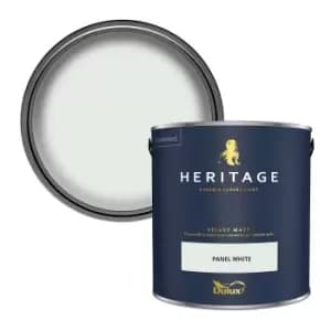 Dulux Heritage Velvet Matt Panel White Matt Emulsion Paint 2.5L