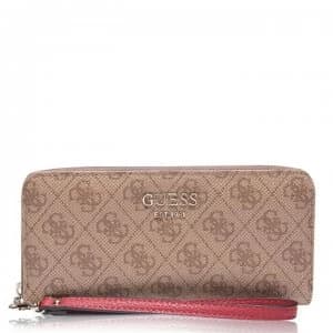 Guess Logo Vikky Purse - Brown BRO