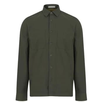 Ted Baker Lessons Twill Shirt - Green