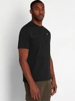 Lyle & Scott Casuals Ripstop Detail T-Shirt - Black