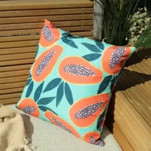 Papaya Aqua Outdoor Cushion Aqua (Blue)