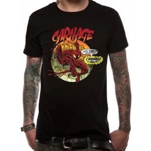 Marvel Now - Carnage Is Back Mens Large T-Shirt - Black