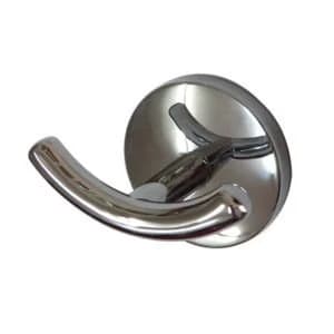 BQ Polished Zinc Alloy Double Robe Hook