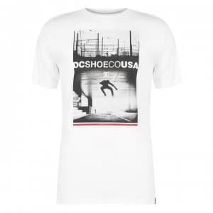 DC Train Station Short Sleeve T Shirt Mens - White