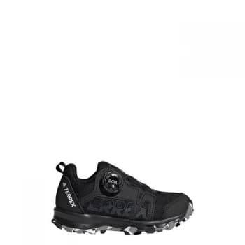 adidas Terrex Boa Hiking Shoes Kids - Core Black / Cloud White / Gre