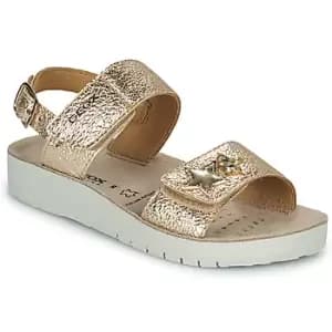 Geox SANDAL COSTAREI GI Girls Childrens Sandals in Gold - Sizes 10 kid,11 kid,11.5 kid,12 kid,13 kid,1 kid,1.5 kid,2.5