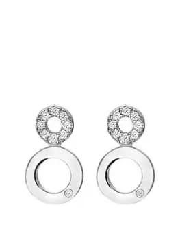 Hot Diamonds Balance White Topaz Earrings