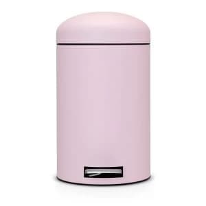 Brabantia 12L Retro Pedal Bin - Pink