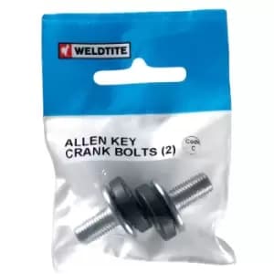 Weldtite Bike Bits Crank Bolts Hex 8mm x2