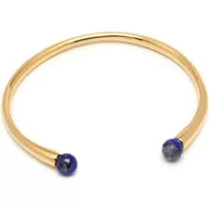 Ladies Lola Rose Gold Plated Lapis Lazuli Hydra Bangle