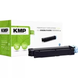 KMP Toner cartridge replaced Kyocera 1T02TVCNL0, TK-5270C Compatible Cyan 6000 Sides K-T86