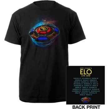 ELO - 2018 Tour Logo Mens X-Large T-Shirt - Black