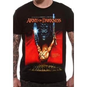 Army Of Darkness - Unisex Large Poster T-Shirt (Black)