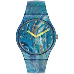 Unisex Swatch The Starry Night By Vincent Van Gogh MoMa Watch