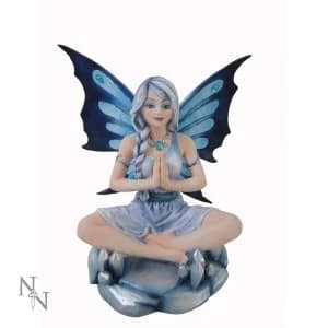 Opal Lotus Fairy Figurine