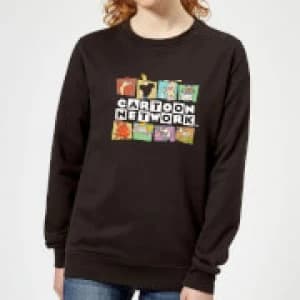 Cartoon Network Logo Characters Womens Sweatshirt - Black