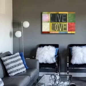 45702021C-032 Multicolor Decorative Canvas Painting