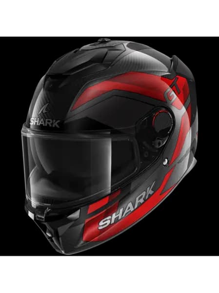 Shark Spartan GT Pro Ritmo Carbon Carbon Red Chrom DRU Full Face Helmet Size S