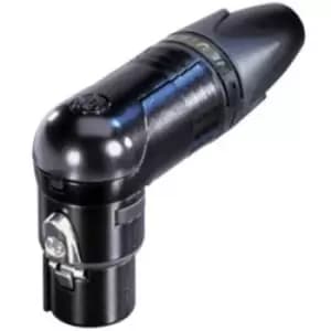 Neutrik NC10FRX-14-B XLR connector Connector, right angle Number of pins: 10 Black