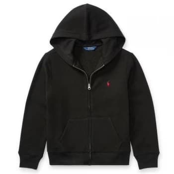 POLO RALPH LAUREN Junior Boys Logo Zip Hoodie - Polo Black