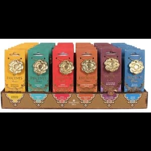 Box of 40 Essences Incense Cones in Display