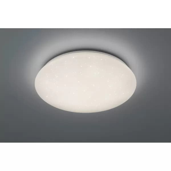 Hikari Modern Flush Ceiling Light White 4000K