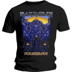Iron Maiden - Dark Ink Powerslaves Mens X-Large T-Shirt - Black