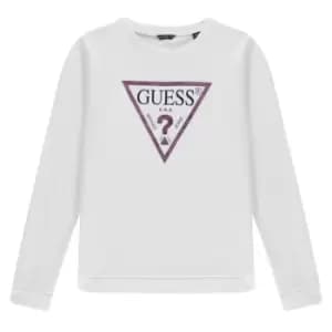 Guess Logo Sweatshirt - White