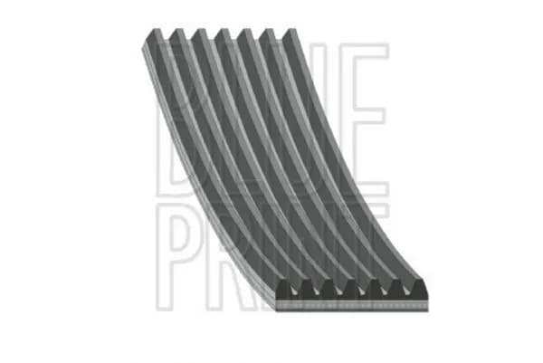 Blue PRINT AD07R2630 V-ribbed belt 2630 7 EPDM (ethylene propylene diene Monomer (M-class) rubber) LAND ROVER: Defender Off-Road Convertible EPDM (eth