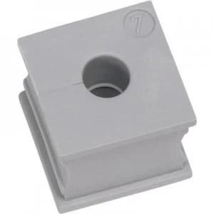 Icotek KT 10 Cable grommet slotted Terminal max. 11mm Elastomer Grey