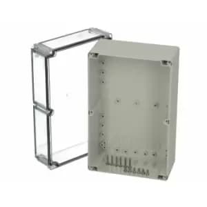 7022861 pct 16x25x13cm Enclosure, pc Clear transparent cover - Fibox