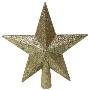 Robert Dyas 20cm Tree Star - Gold
