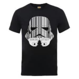 Star Wars Stormtrooper Barcode T-Shirt - Black