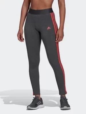 adidas Loungewear Essentials 3-stripes Leggings, Grey Size XL Women