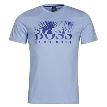 Hugo Boss Teally Large Logo T-Shirt Pastel Blue Size S Men