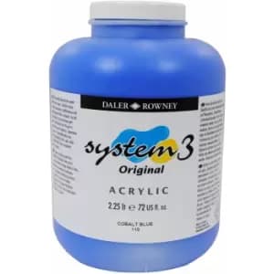 System 3 Acrylic Paint Cobalt Blue 2.25L - Daler Rowney