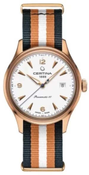 Certina DS Powermatic 80 White Dial NATO Strap Watch