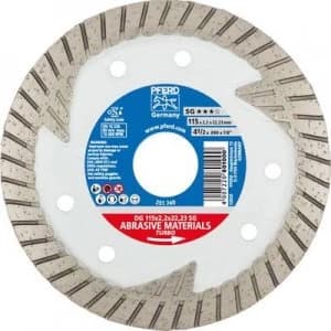 Diamond cutting disc DG 115 x 2.2 x22.23 SG PFERD 68000021 Diameter 115mm