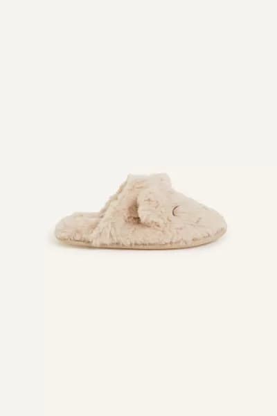 Teddy Mule Slippers