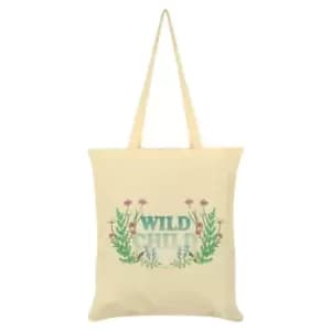 Grindstore Wild Child Tote Bag (One Size) (Cream/Green)