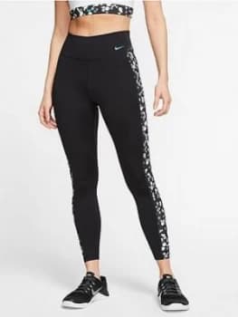 Nike The One Heritage Daisy Legging - Black