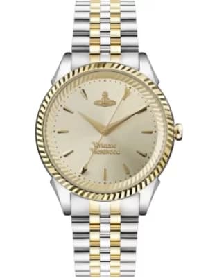 Vivienne Westwood Ladies Seymour Two-Colour Bracelet Watch VV240CPSG