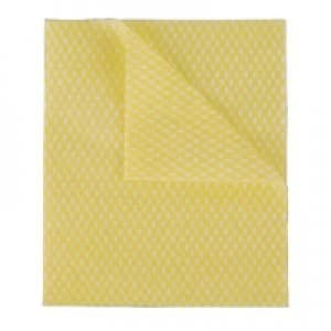 2Work Economy Cloths Yellow 42X35CM Pack of 50 CCYC42BDI