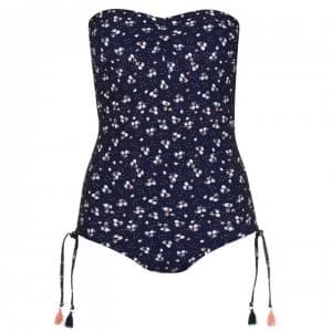 Seafolly Remix CD Bandeau Swimsuit - Indigo