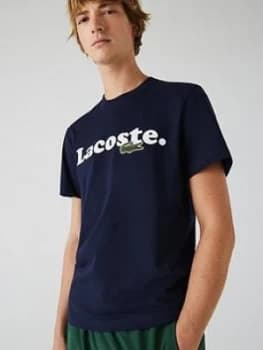 Lacoste Lacoste Sportswear Logo T-Shirt, Navy, Size 3XL, Men