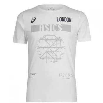 Asics London City T Shirt Mens - Brilliant White