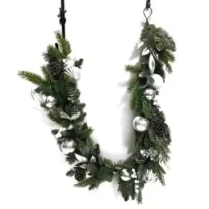 The Spirit Of Christmas Luxury Garland 31 - Silver